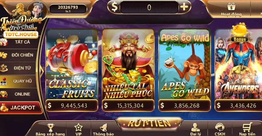 Trò chơi slot nổ hũ hấp dẫn tại 78be